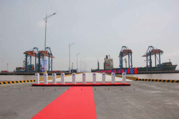 Cảng Nam Đình Vũ được đánh giá là cảng lớn nhất khu vực Đình Vũ. Ảnh Minh Hương