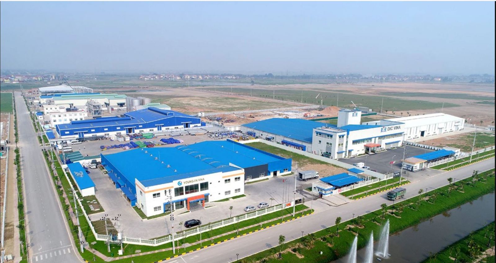Theo chuyên gia Savills Việt Nam, việc bán-tái thuê BĐS công nghiệp là một hình thức M&A cùng thắng. Ảnh:KCN Yên Phong, Bắc Ninh