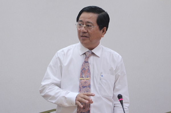 Ls. Nguyễn Văn Hậu, Thành viên Ban chủ nhiệm Đoàn Luật sư TP.HCM, nêu ý kiến tại tọa đàm