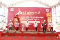 Delta động thổ dự án toà nhà căn hộ khách sạn dịch vụ 6 sao của TNR Holdings Việt Nam