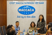Hội đồng hương Phụ nữ Nghệ An tại Hà Nội thăm và làm việc với Công ty Macca Nutrition