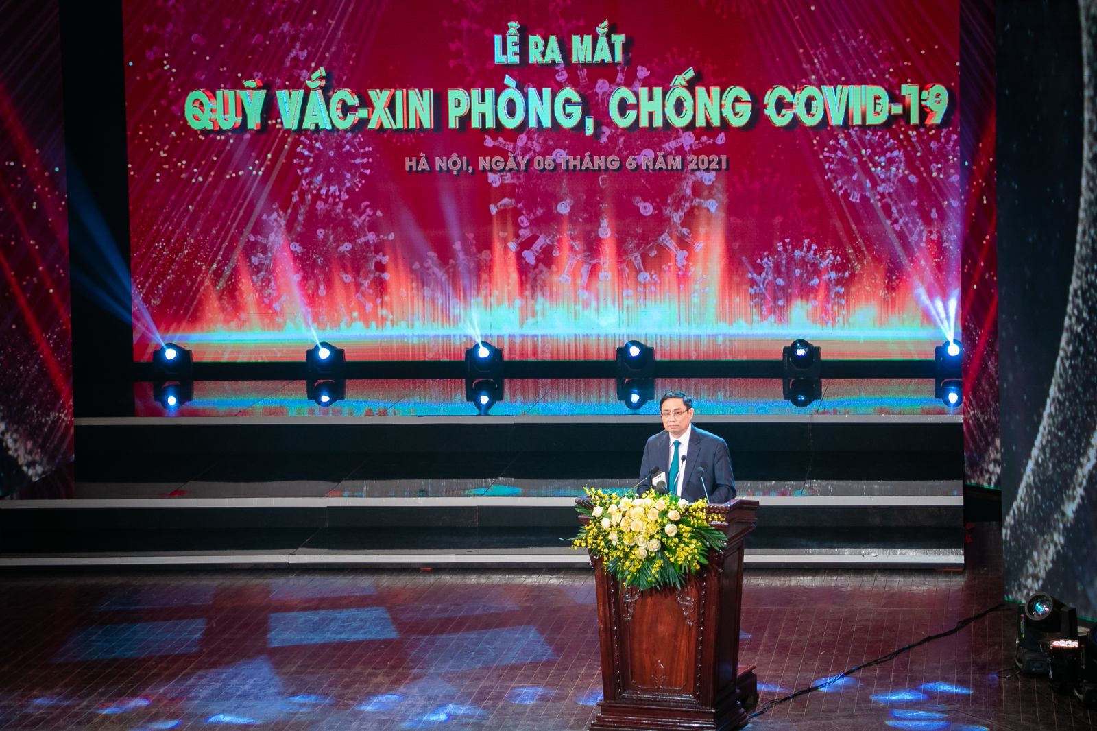 Ảnh: Thủ tướng Phạm Minh Chính phát biểu tại chương trình