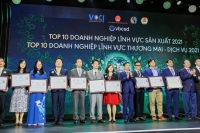 C.P. Việt Nam lọt: “Top 10 Doanh nghiệp bền vững Việt Nam 2021- lĩnh vực sản xuất”