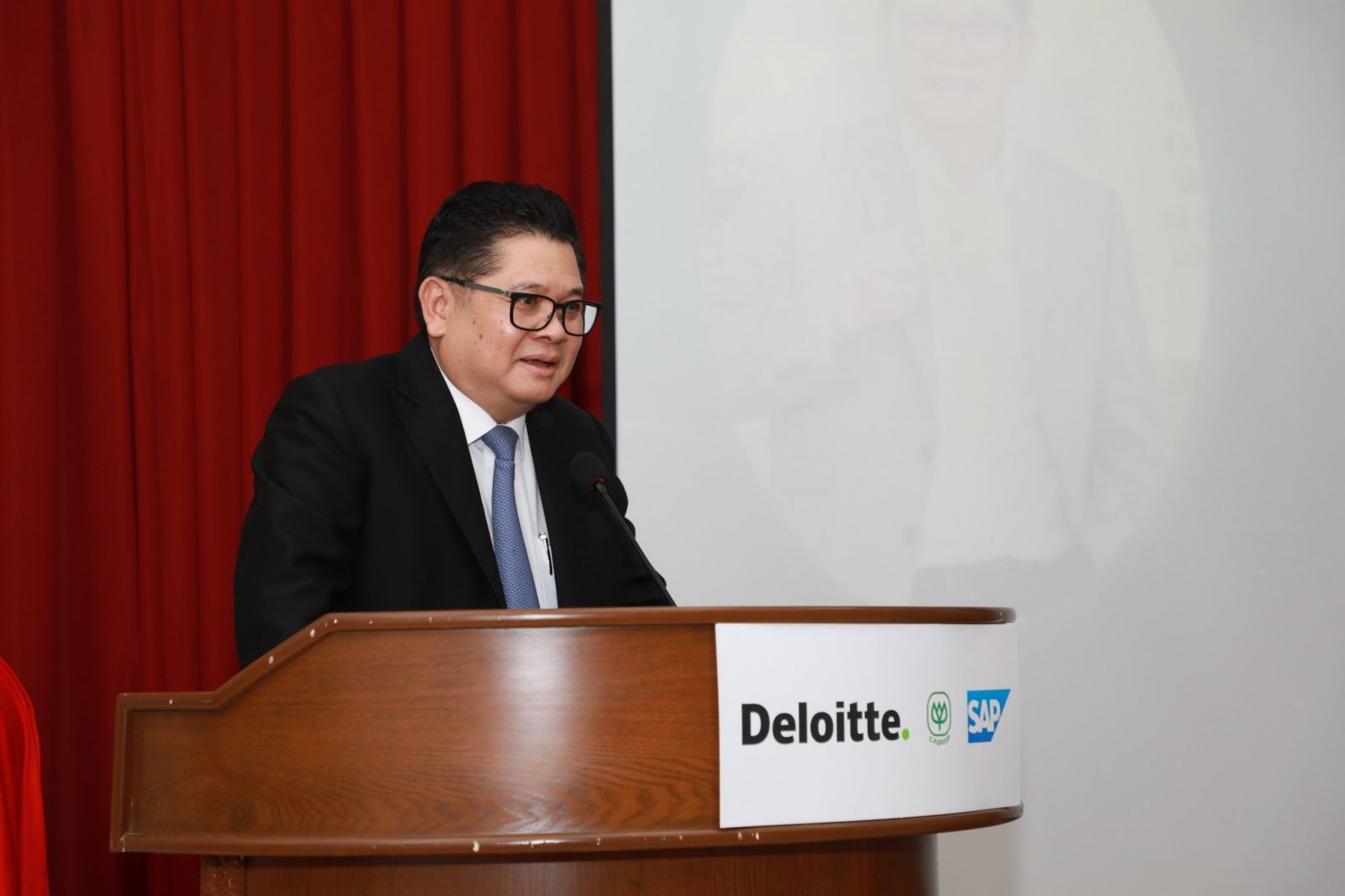 Tổng giám đốc C.P. Việt Nam phát biểu tại chương trình