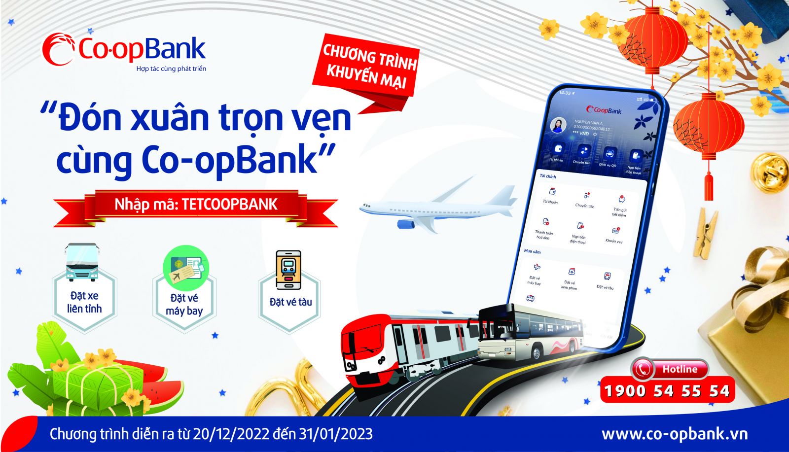 Co-opbank triển khai chương trình khuyến mại lớn đón Tết