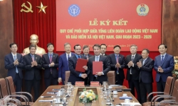 BHXH Việt Nam và Tổng Liên đoàn Lao động Việt Nam ký Quy chế phối hợp giai đoạn 2023-2028