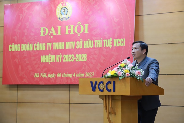 Phát biểu của Công đoàn cấp trên đồng chí Nguyễn Anh Đức - Chủ tịch Công đoàn Liên đoàn Thương mại và Công nghiệp Việt Nam (VCCI)