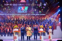 KSB được vinh danh ở Top 10 Sao vàng Đất Việt: Doanh nghiệp khai thác vật liệu xây dựng hàng đầu miền Nam