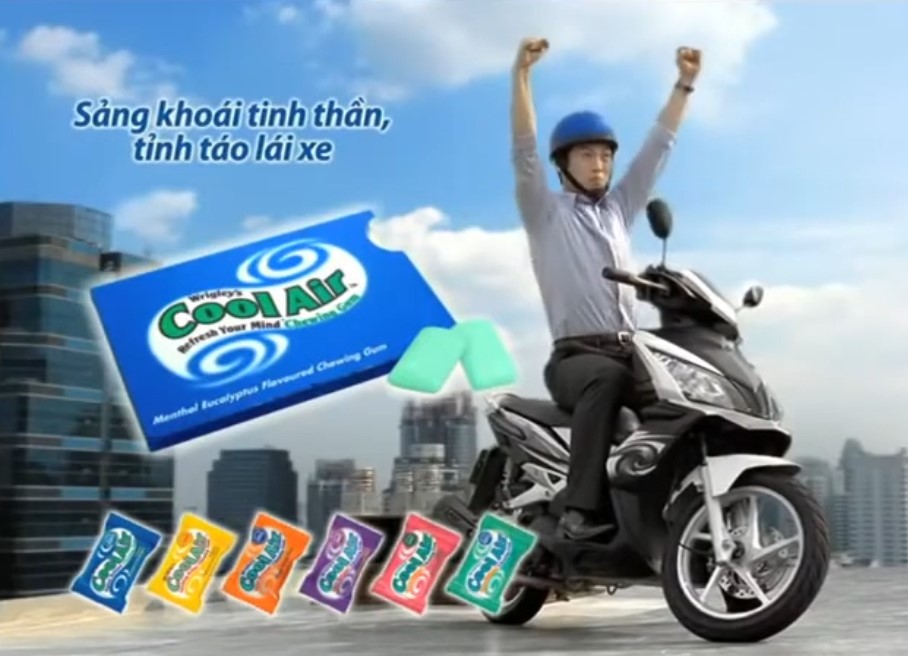 Quảng cáo kẹo cao su Cool Air