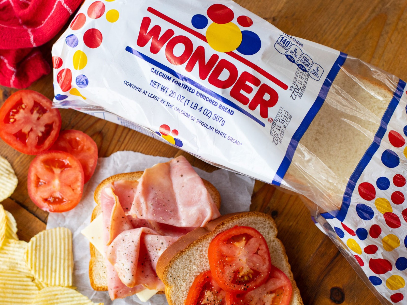 Wonder là một trong những thương hiệu bán bánh mì cắt lát đầu tiên