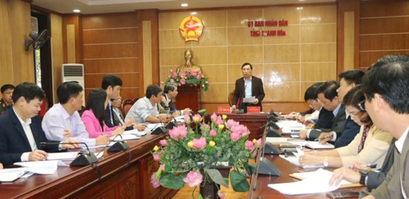 Ông Nguyễn Đăng Quyền, Phó Chủ tịch UBND tỉnh Thanh Hóa phát biểu chỉ đạo hội nghị