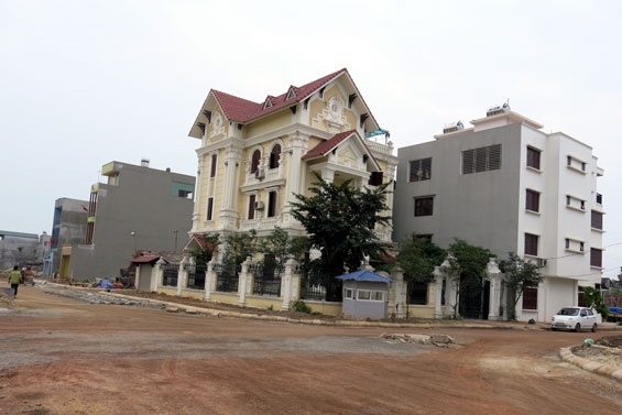 Một góc dự án khu dân cư số 5 phường Túc Duyên, TP Thái Nguyên. Ảnh: K.N