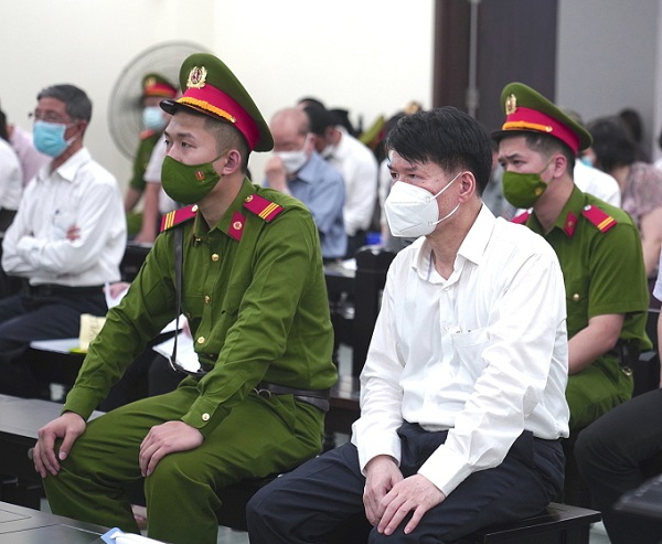 Bị cáo Trương Quốc Cường tại phiên toà 