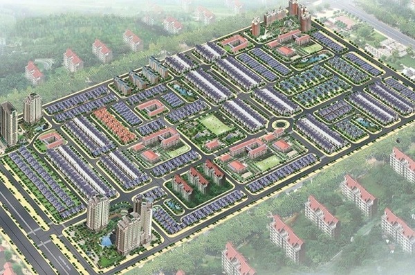 Phối cảnh tổng thể Dự án Khu dân cư Long Tân - Phú Thạnh. Ảnh: CA ĐN