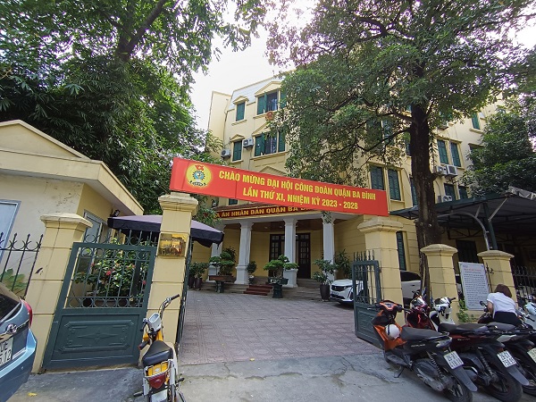 Trụ sở Tòa án nhân dân quận Ba Đình. Ảnh: Nguyễn Giang