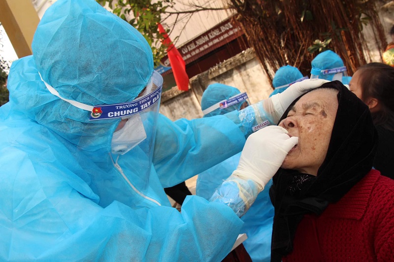 Việt Nam ghi nhận theo 3 ca nhiễm COVID-19 mới tại ổ dịch Đông Triều (Quảng Ninh) sáng 09/02 - Ảnh: SKĐS