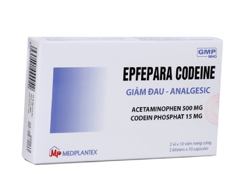 Epfepara Codeine vừa bị Cục quản lý Dược xử phạt