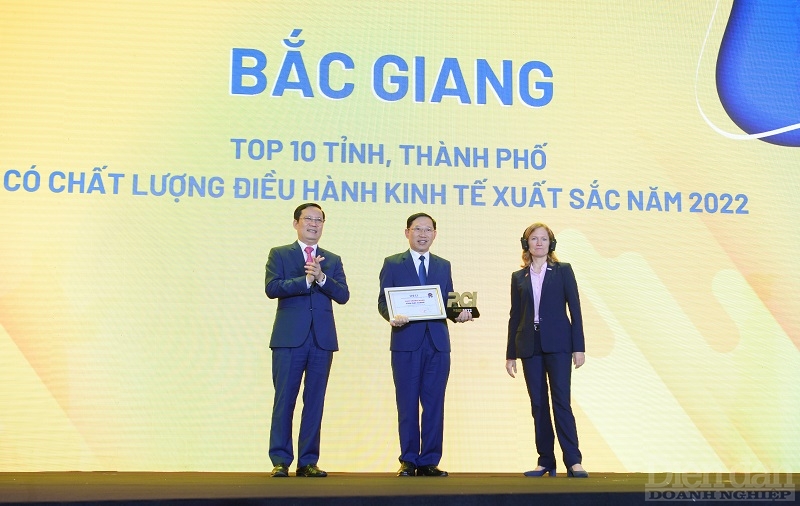 Xếp thứ hai trong bảng xếp hạng PCI 2022 là tỉnh Bắc Giang với điểm số 72,80 điểm