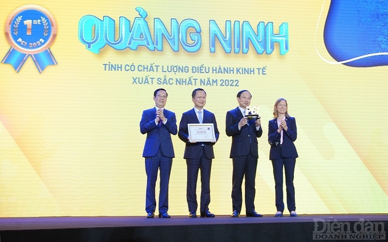 Quảng Ninh tiếp tục đứng đầu với 72,95 điểm