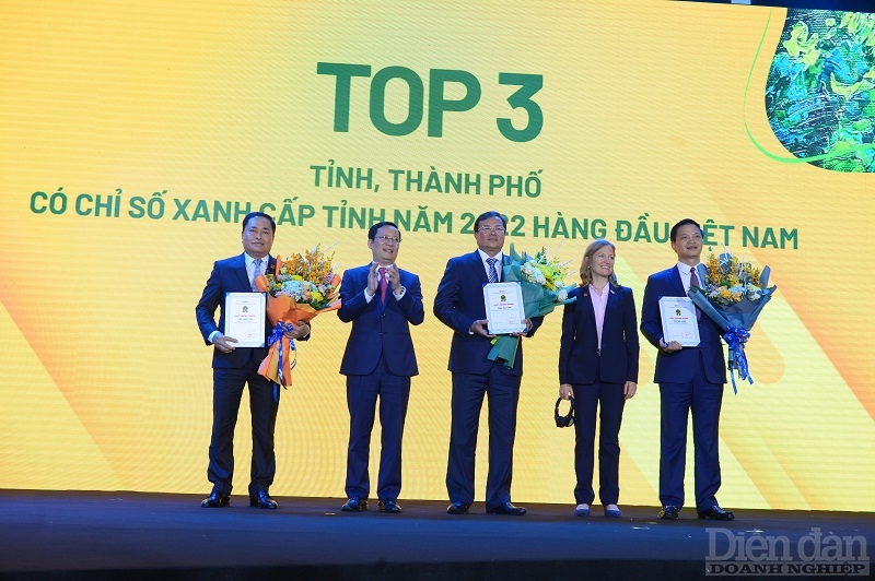 Tại buổi lễ, Ban tổ chức cũng trao giải Top 3 tỉnh, thành về chỉ số PGI 