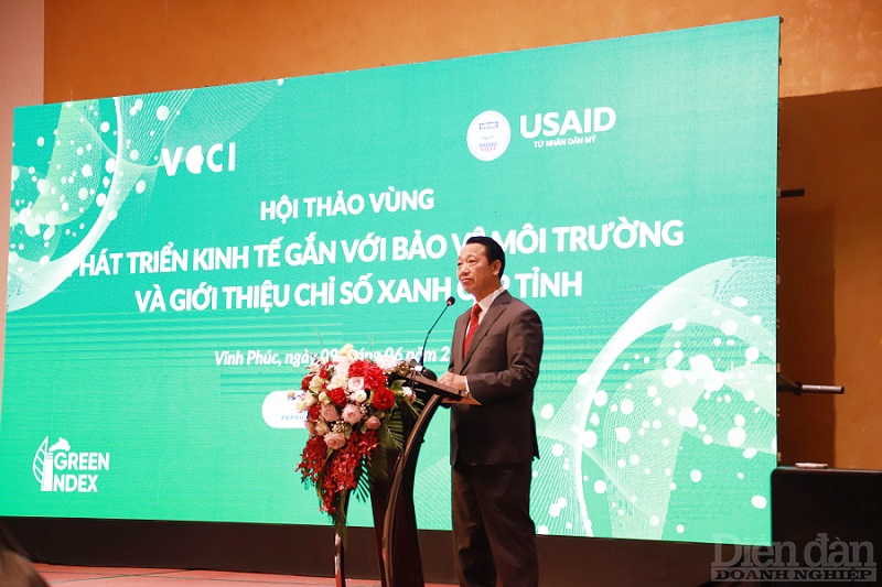 Phó chủ tịch VCCI – Nguyễn Quang Vinh khẳng định: Việt Nam đang tích cực hoàn thiện thể chế để bắt nhịp với xu thế phát triển bền vững