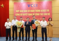 VCCI Công bố và trao quyết định về công tác cán bộ