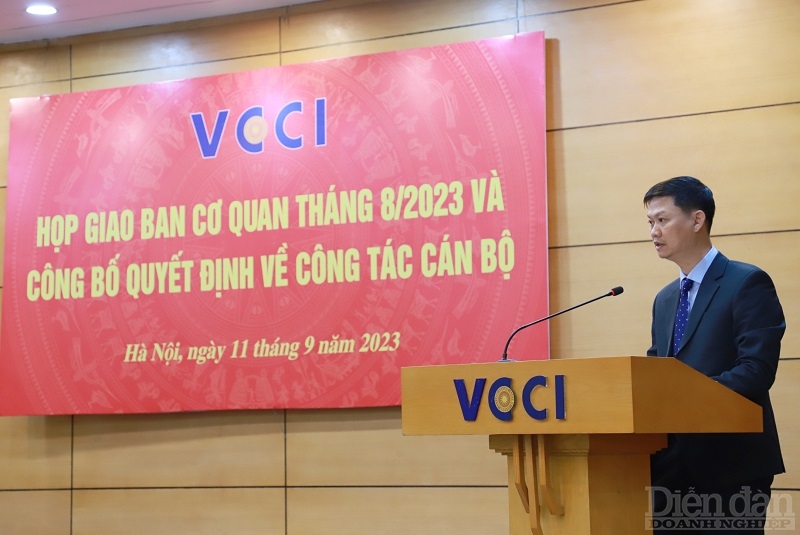 đồng chí Nguyễn Trung Thực, đại diện phát biểu cảm nhận tại Hội nghị