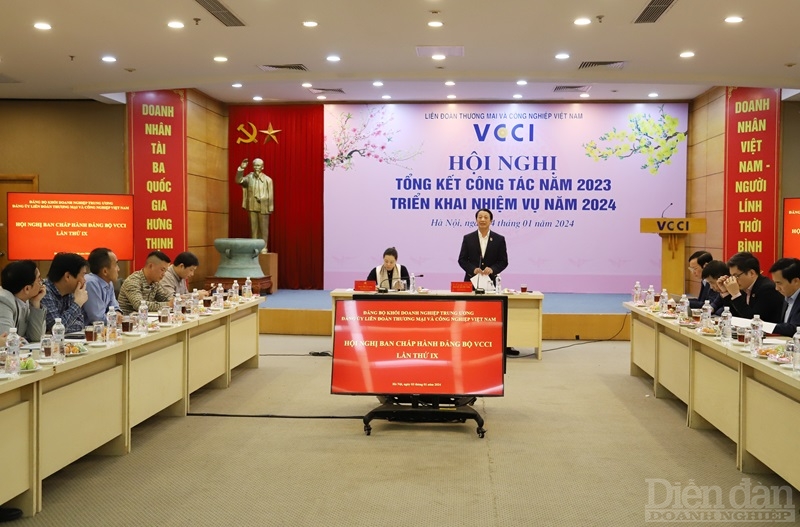 ngày 03/01, Ban Thường trực Đảng ủy VCCI đã tổ chức Hội nghị Ban chấp hành Đảng bộ VCCI lần thứ IX