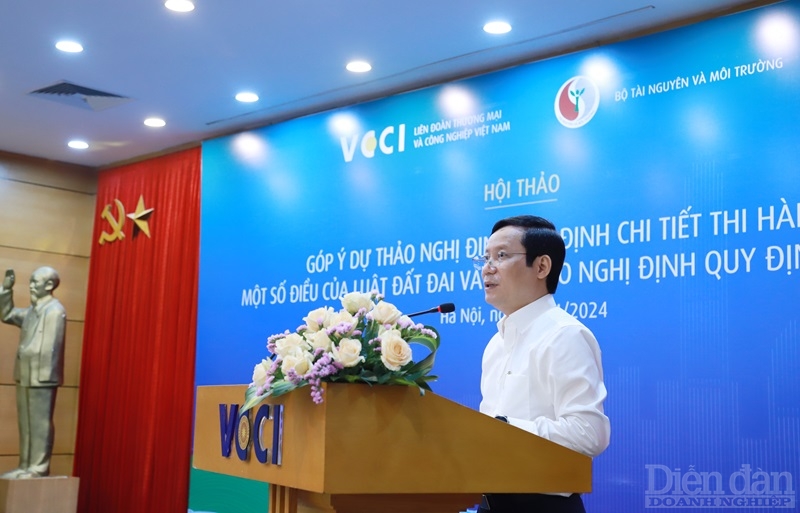 Chủ tịch Phạm Tấn Công phát biểu khai mạc Hội thảo