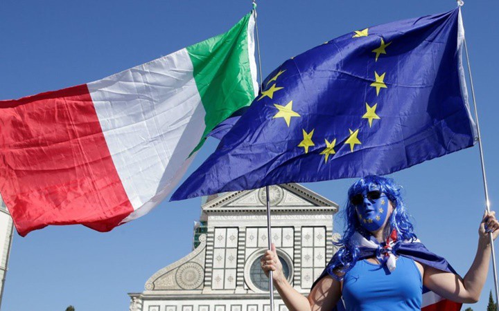 Nước Ý, nợ công hiện nay chiếm đến 135% GDP, sẽ có nguy cơ tăng đến mức 181% vào cuối năm 2020