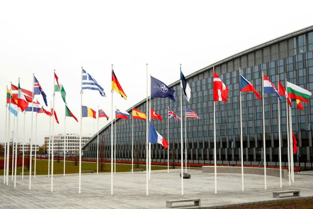 Trụ sở NATO tại Brussels, Bỉ. Ảnh Reuters.