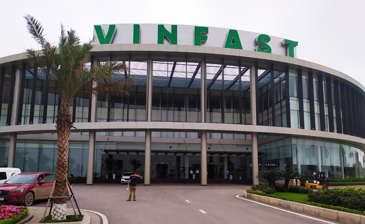 Nhà máy sản xuất ô tô của Vinfast tại Hải Phòng.