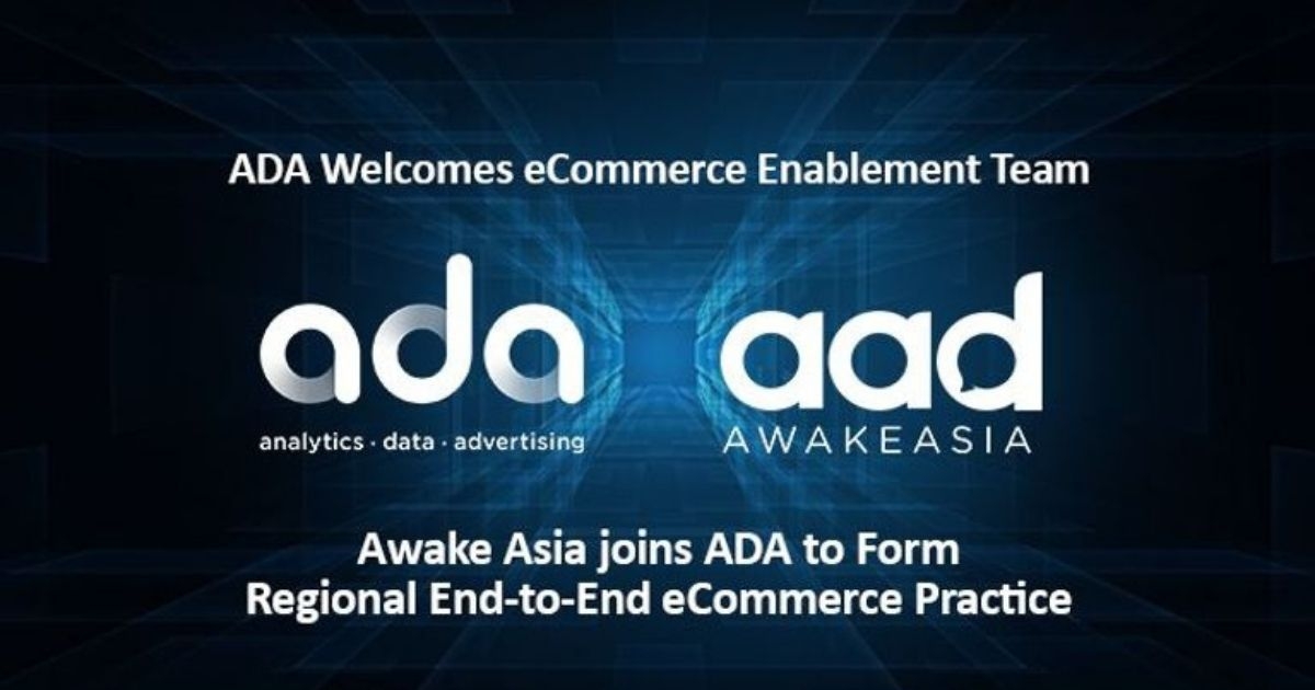 Sự kết hợp của ADA và Awake Asia trong hoạt động thương mại điện tử tích hợp.