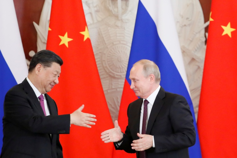 Mối quan hệ hữu hảo của Nga và Trung Quốc.