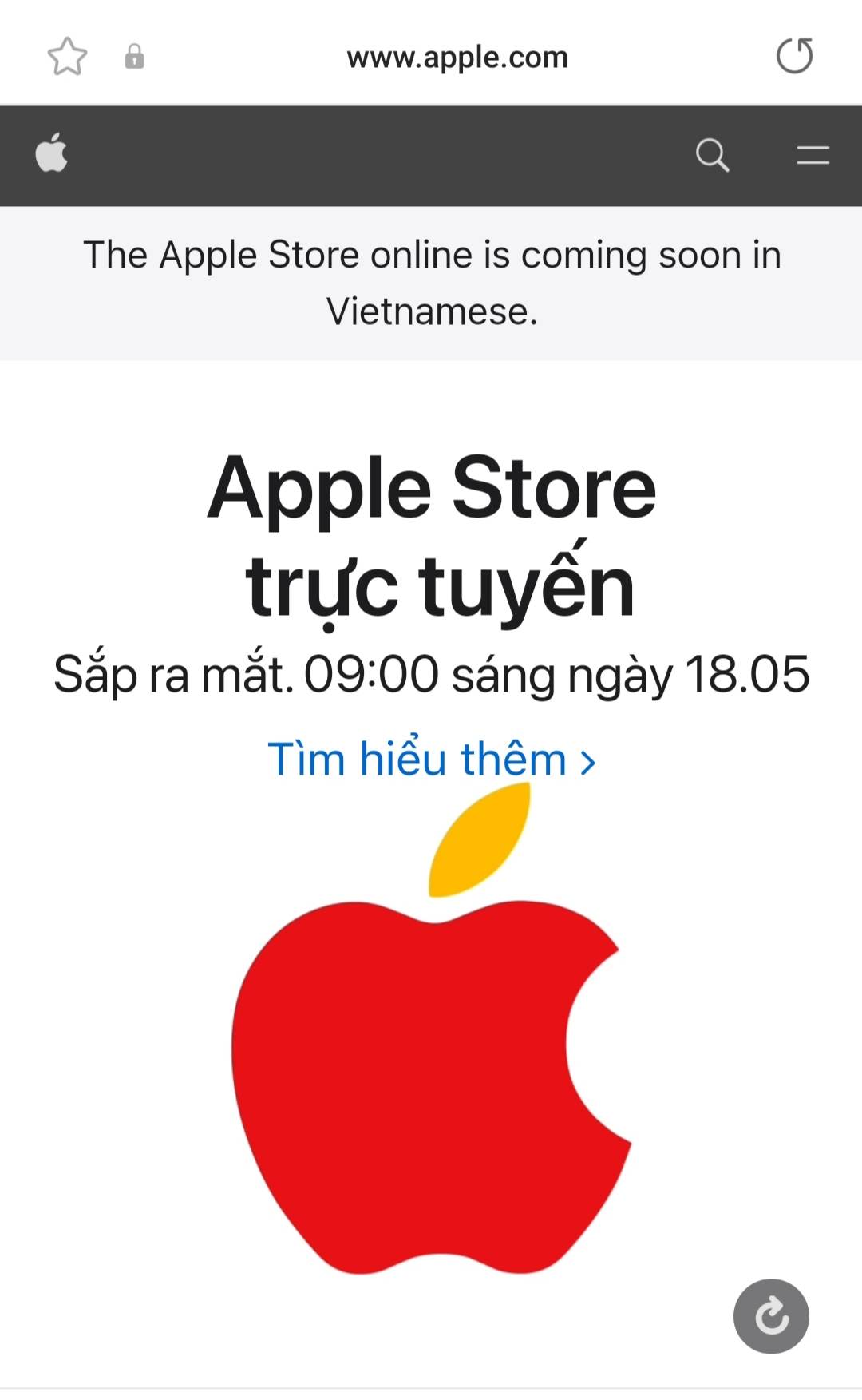 Apple sắp khai trương cửa hàng trực tuyến đầu tiên tại Việt Nam.