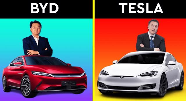 gã khổng lồ xe điện BYD của Trung Quốc trở thành đối thủ đáng gờm của Tesla.