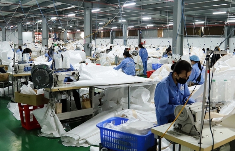 Dệt may đang là lĩnh vực cần nhiều lao động nhất tại Hà Tĩnh và cũng phù hợp với tính chất công việc của nhiều lao động hồi hương