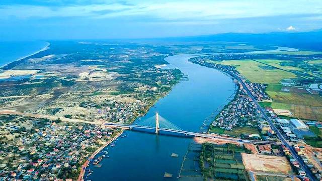 Cầu Nhật Lệ 3 sẽ nối hai bờ Đông-Tây sông Nhật Lệ, tỉnh Quảng Bình.