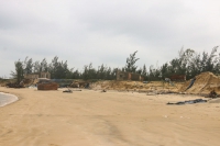 Núi Thành (Quảng Nam): Bờ biển Tam Hải bị sạt lở nghiêm trọng