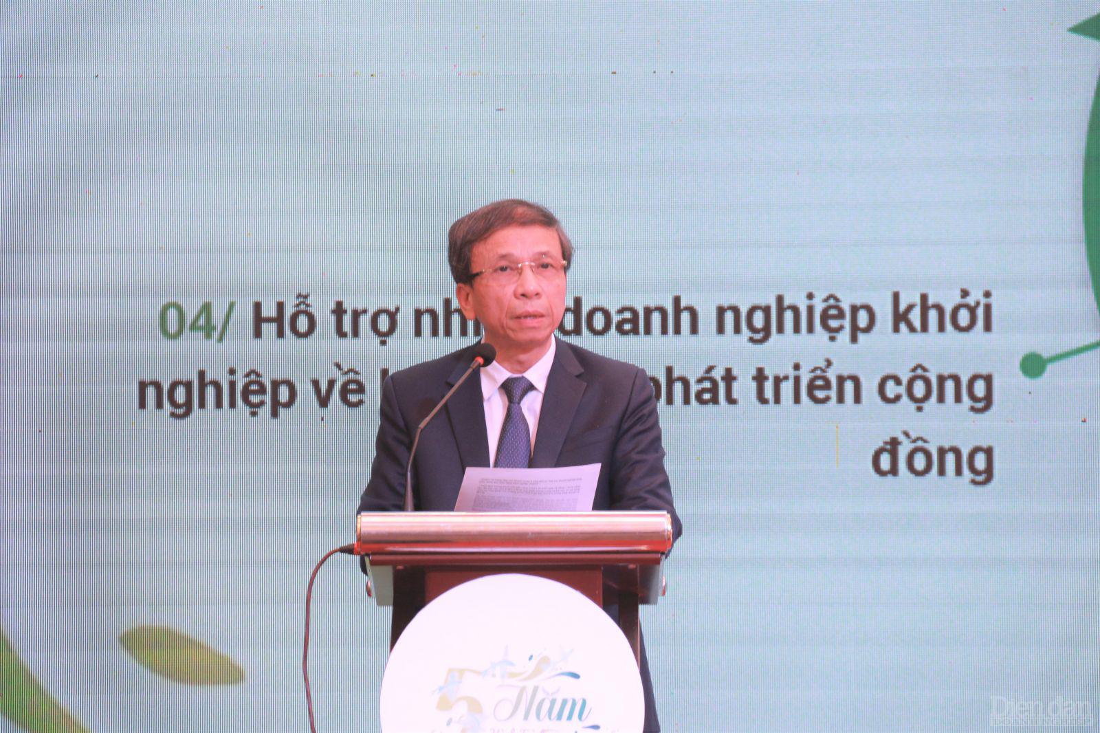  Ông Võ Duy Khương - Chủ tịch HĐTV DNES phát biểu tại buổi lễ kỷ niệm.