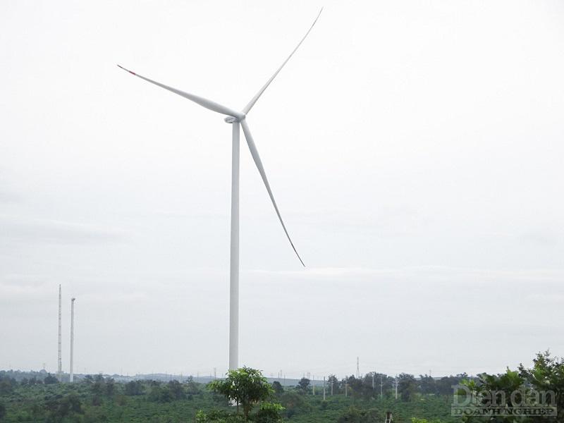 1.	Một dự án điện gió được triển khai tại Tây Nguyên