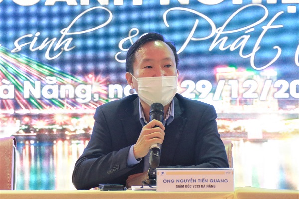 Ông Nguyễn Tiến Quang - Giám đốc VCCI Đà Nẵng cho rằng chuyển đổi số là một 