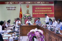 Đoàn công tác Ban chỉ đạo Trung ương khảo sát việc thực hiện Nghị quyết 09-NQ/TW tại Đắk Lắk