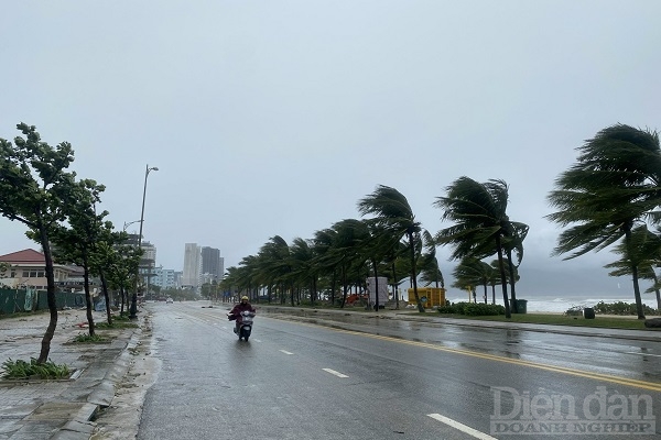 Đến hiện tại, Đà Nẵng vẫn đang còn chịu ảnh hưởng bởi gió lớn.
