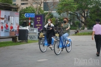 Đà Nẵng: Dịch vụ xe đạp công cộng thu hút khách du lịch