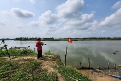 Quảng Nam: Dùng nguồn cát nạo vét sông Cổ Cò thi công đập ngăn mặn