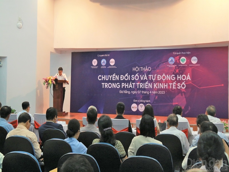 Hội thảo “Chuyển đổi số và Tự động hóa trong phát triển kinh tế số khu vực miền Trung” do Liên Hiệp các Hội Khoa học và kỹ thuật Việt Nam, UBND TP Đà Nẵng, VCCI Đà Nẵng cùng một số đơn vị phối hợp tổ chức ngày 07/4.