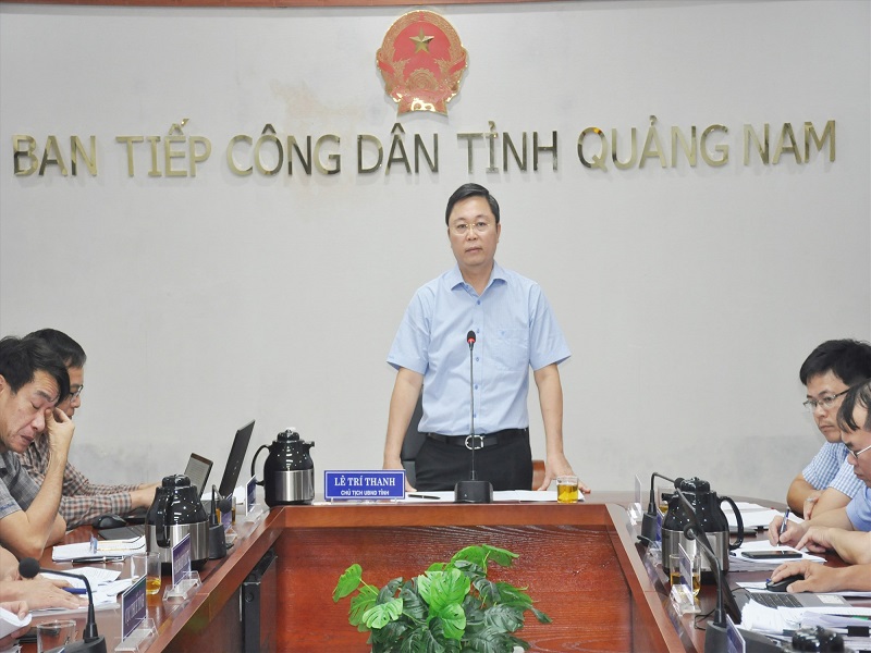 Chủ tịch UBND tỉnh Quảng Nam Lê Trí Thganh