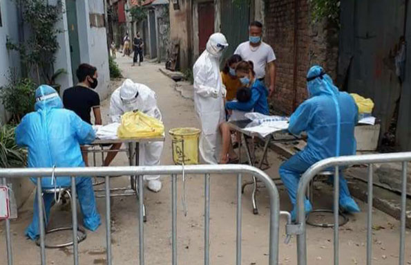UBND huyện Phúc Thọ đã quyết định cách ly y tế đối với ổ dịch COVID-19 tại xã Hiệp Thuận trong thời gian 21 ngày.