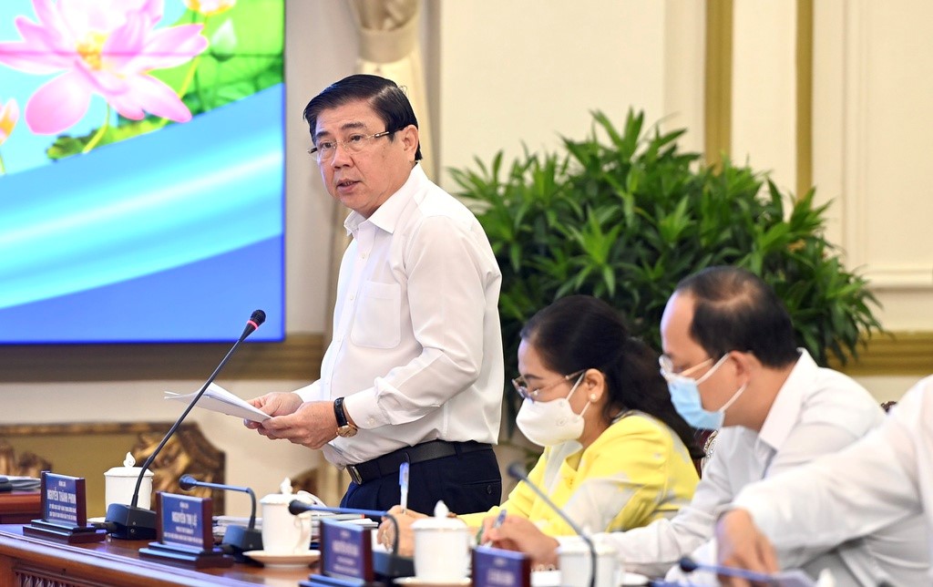 Chủ tịch Nguyễn Thành Phong khẳng định TP đã chuẩn bị nhiều phương án để phòng, chống dịch Covid-19